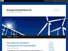 Tablet Screenshot of energie-umwelt-news.de